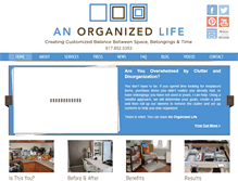 Tablet Screenshot of an-organized-life.net